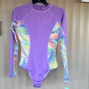 Billabong Core Mock Neck Bodysuit, S